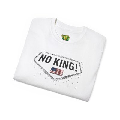 No Kings Not My President Political Graphic T-Shirt, Offensive Unisex Cotton Top, We The People, June 14th
