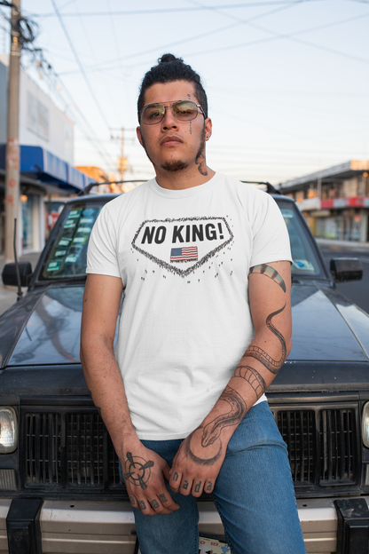 No Kings Not My President Political Graphic T-Shirt, Offensive Unisex Cotton Top, We The People, June 14th